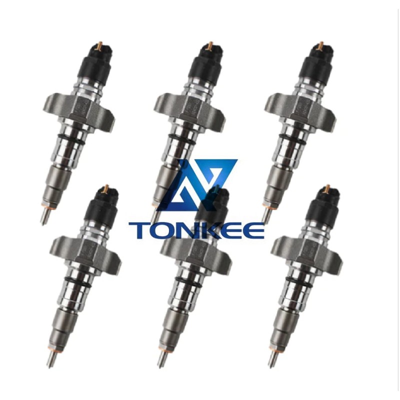 Shop 6 PCS Fuel Injector 2854608 0445120057 for CASE New Holland IVECO Engine F4HE9687 Tractor Maxxum 115 125 140 T6030 T6050 T6080 T6090 | Tonkee®